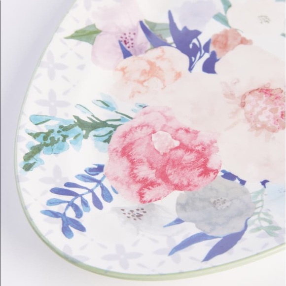 NWT ANTHROPOLOGIE Jioletta Floral Serving Platter - Picture 4 of 4